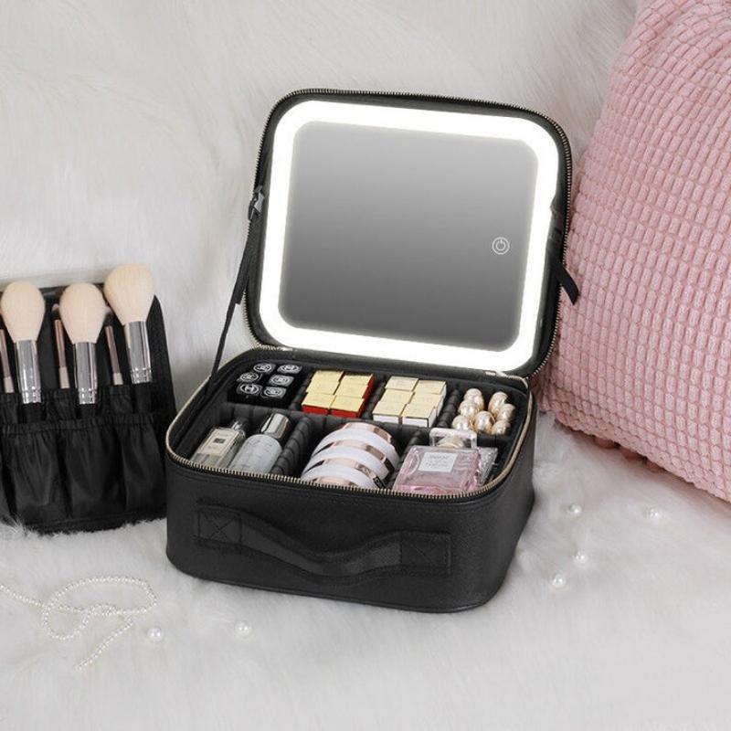 Mallette de maquillage avec lumière LED