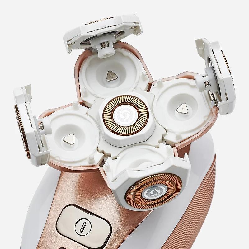 Rasoir sans fil rechargeable et étanche pour femme