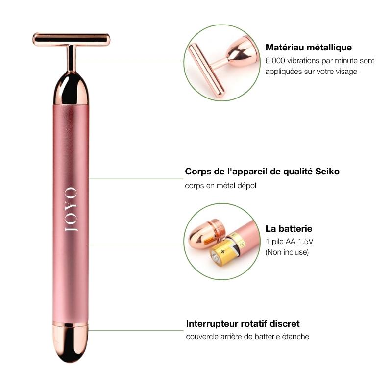 Barre Sculptante Vibrante pour le Visage