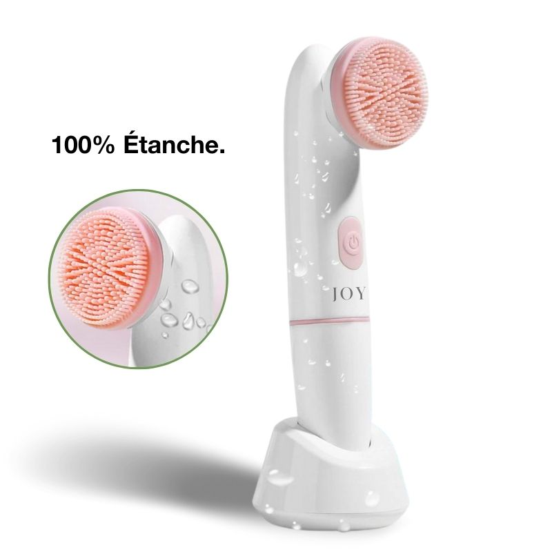 Brosse nettoyante pour le visage en silicone 2 en 1