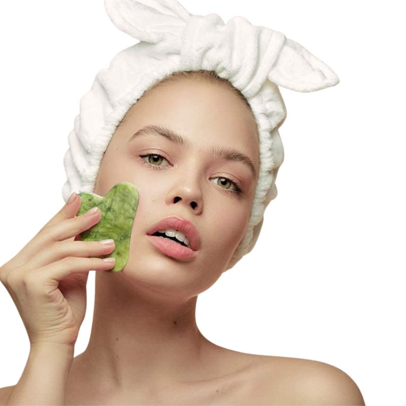 Rouleau de jade et Gua Sha anti-âge