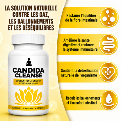 Candida Cleanse – Réduit les ballonnements et améliore la digestion