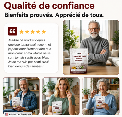 Extrait d’ail vieilli – Capsules molles inodores de 7500 mg