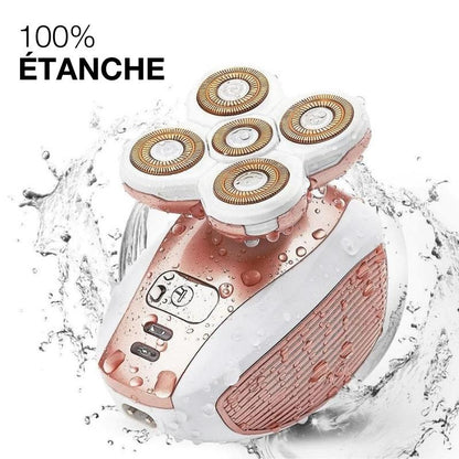 Rasoir sans fil rechargeable et étanche pour femme