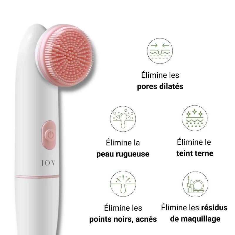 Brosse nettoyante pour le visage en silicone 2 en 1