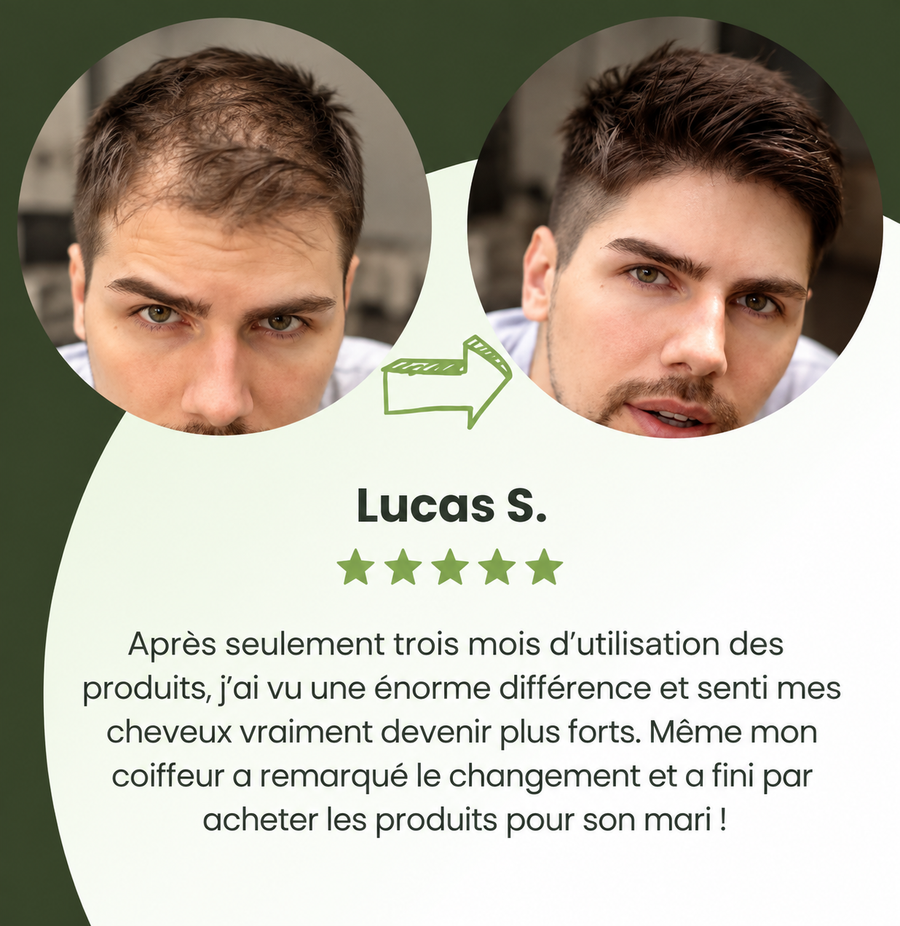 Cliente a segurar o produto