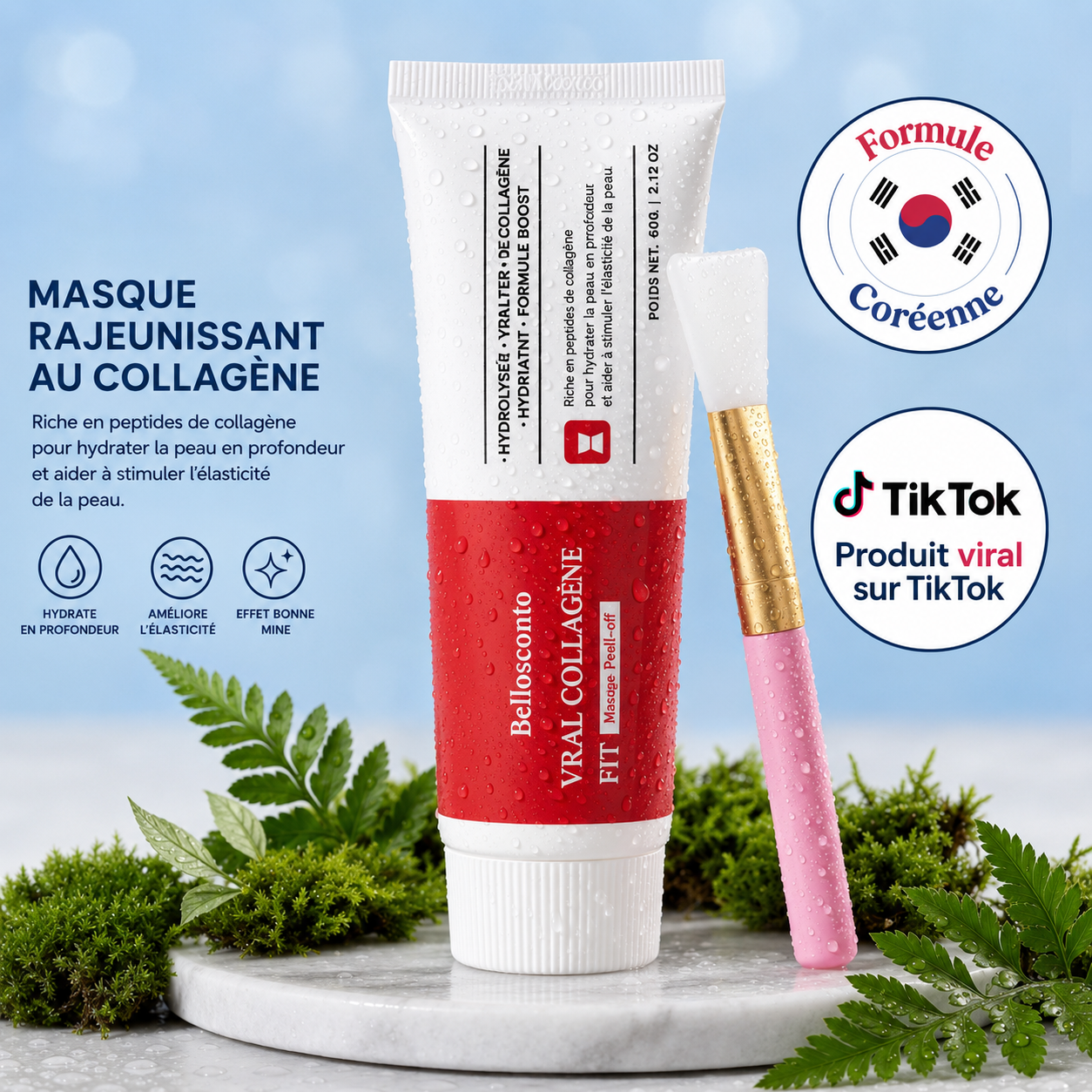 Collagen Fit™ - Masque Rajeunissant au Collagène